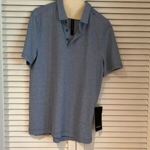 Men’s short sleeve lululemon short sleeve polo shirt. New with tags.